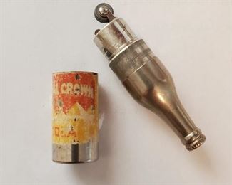 Vintage Royal Crown bottle cigarette lighter (detail)...