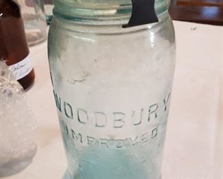 Antique Woodbury canning jar...