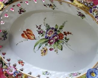 Ver fine early 20th cent. Von Schierholtz porcelain bowl (detail)...