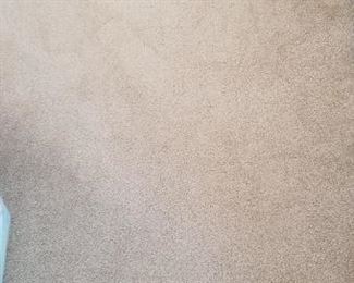 Immaculate wall to wall carpeting sold by the room