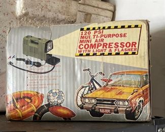 vintage mini air compressor