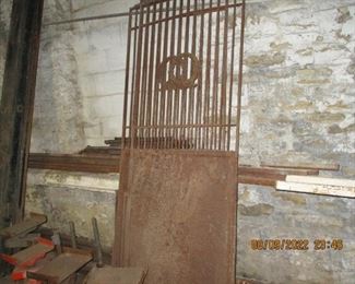 Antique iron doors from small town 