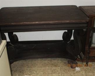 Antique Library table (one leg needs repairing)