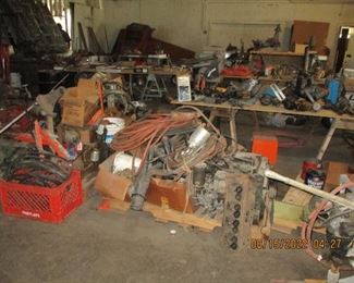 Misc roofing and iron work materials