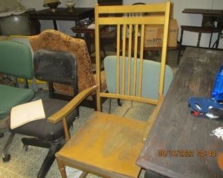 Mid Century Modern iron chair