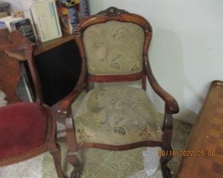 and another parlor chair