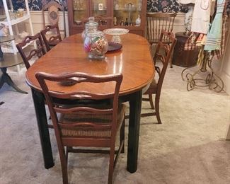 Dining Room Table, Drexel Chairs and Mid Century Hutch still available.