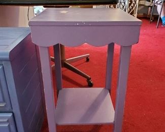 Purple side table