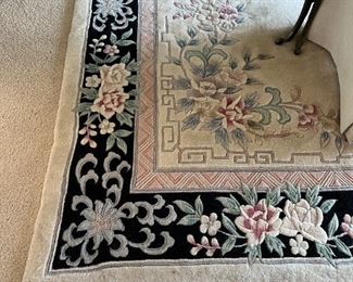 Chinese cut pile wool rug