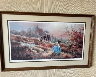 Hulan Fleming, Seattle artist, 1974, signed/numbered lithograph