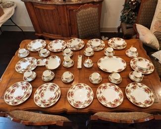 About 70 pcs of Royal Albert "Old Country Roses" Rare and Beautiful
