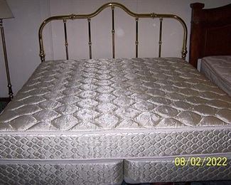 Brass king size bed