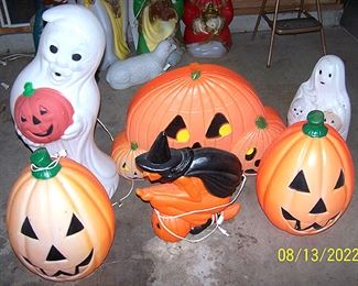 Halloween blow molds