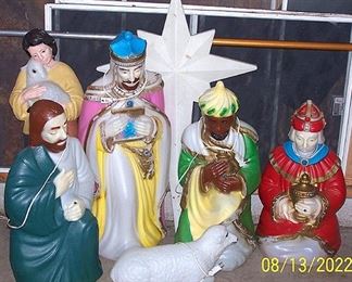 Christmas blow molds