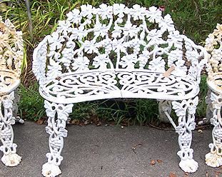 Cast iron patio set