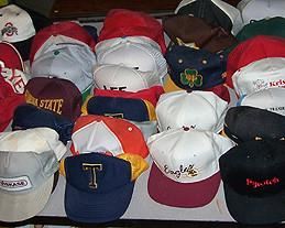 Caps (mostly collegiate)