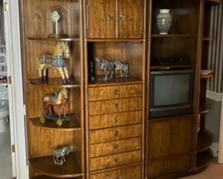 Drexel wall unit with six components (four of six shown here)