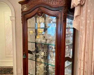Antique Louis XV display cabinet 