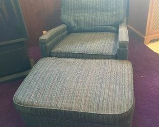 Lounge chair and ottoman - down filled