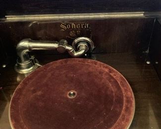 Vintage Sonora turntable
