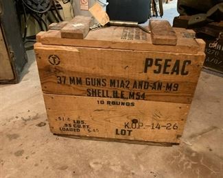 Wooden ammo case