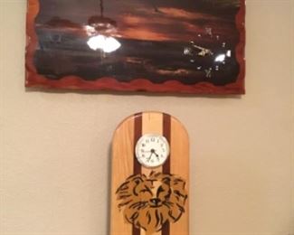 Clocks in living room