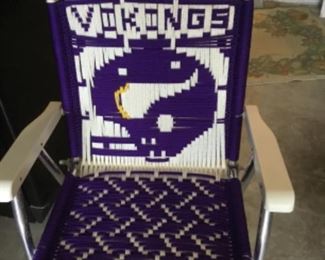 Minnesota Vikings lawn chair