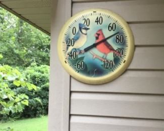 Back deck thermometer