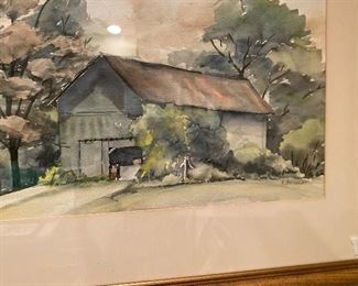 Art unframed by E. Heinker