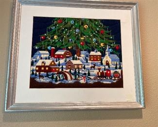 Another gorgeous, hand done then matted & framed