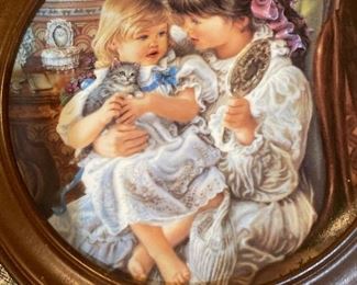 Sisters plate in wood frame - all info in next picture