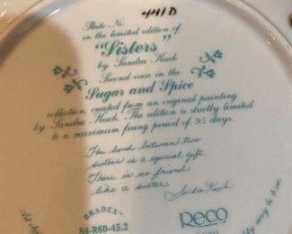Info on Sisters plate