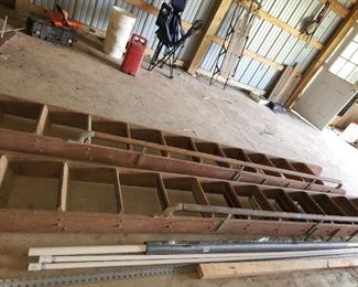 vintage wooden ladders from Western Bell Central Office