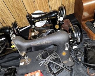 Vintage & antique Singer sewing machines