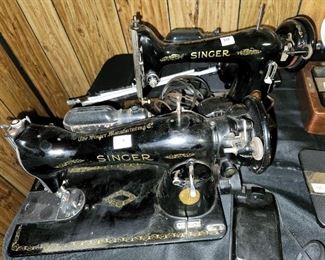 Vintage & antique Singer sewing machines