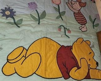 Winnie the Pooh hand-made quilt