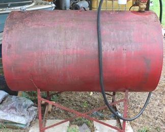 1 - Large Oil Drum w/ 13 GPM 115 Volt AC Pump 63 x 62 x 34.5