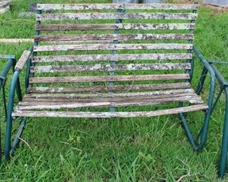 20 - Vintage Porch Rocker- AS IS 34.5 x 62.5 x 34