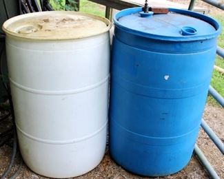 36 - 2pc Plastic Barrels 36 x 22.5