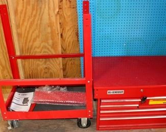 70 - US General Rolling toolbox cart 37 x 20 x 41