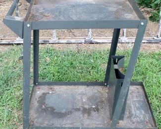 94 - Metal cart- AS IS 29.5 x 30 x 17