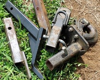 99 - Lot of trailer hitches/receivers
