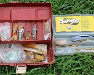 107 - Tackle Box w/ assorted tackle