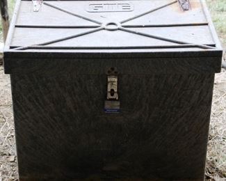 137 - Plastic Toolbox w/ contents 19 x 14 x 20