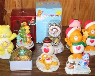 146 - 9 pc lot assorted Care Bears Items