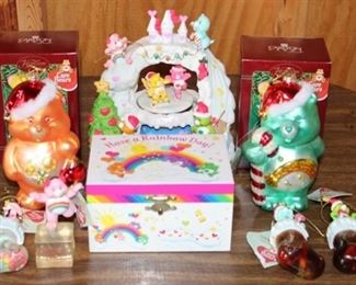 147 - 10 pc lot Assorted Care Bears Items