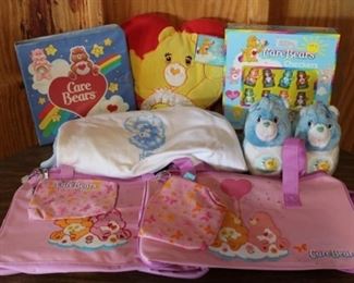 148 - 7 pc lot assorted Care Bears Items
