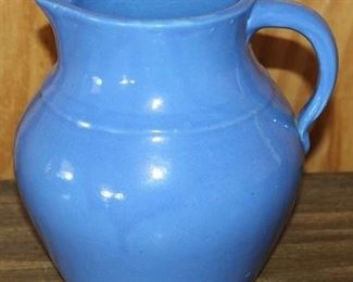 153 - Stoneware Pitcher 9" x 8 1/2"