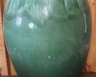 196 - Large Art Pottery Vase 18 1/2" x 11"