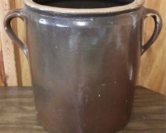 200 - Stoneware Crock 14" x 15"